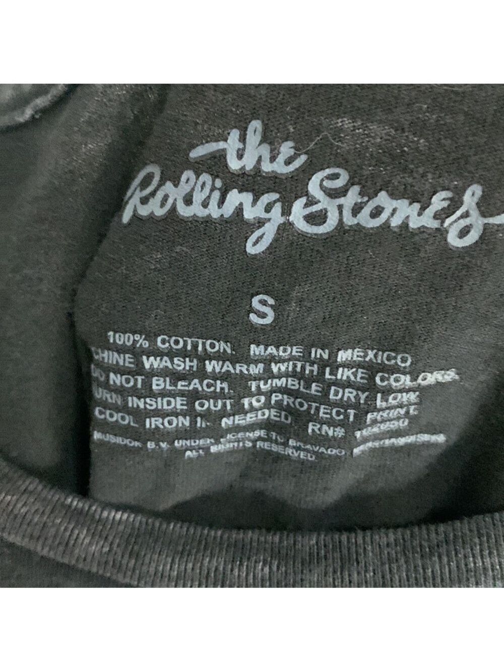 ❤️❤️Rolling Stones Acid Washed T-shirt Size Small - Picture 2 of 3